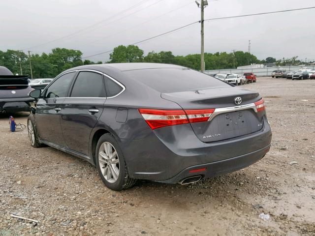 4T1BK1EB5EU089224 - 2014 TOYOTA AVALON BAS GRAY photo 3