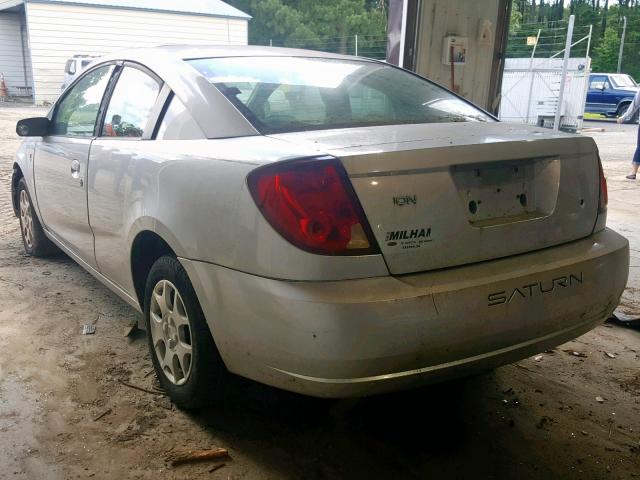 1G8AM12FX3Z175818 - 2003 SATURN ION LEVEL SILVER photo 3