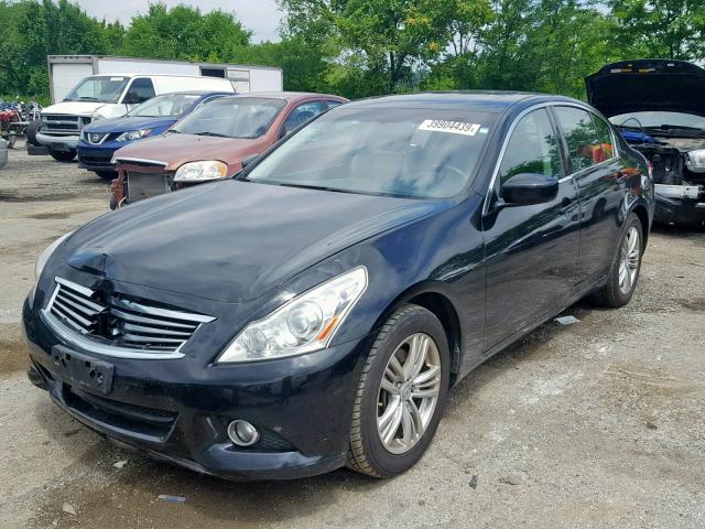 JN1CV6AR6DM353066 - 2013 INFINITI G37 BLACK photo 2