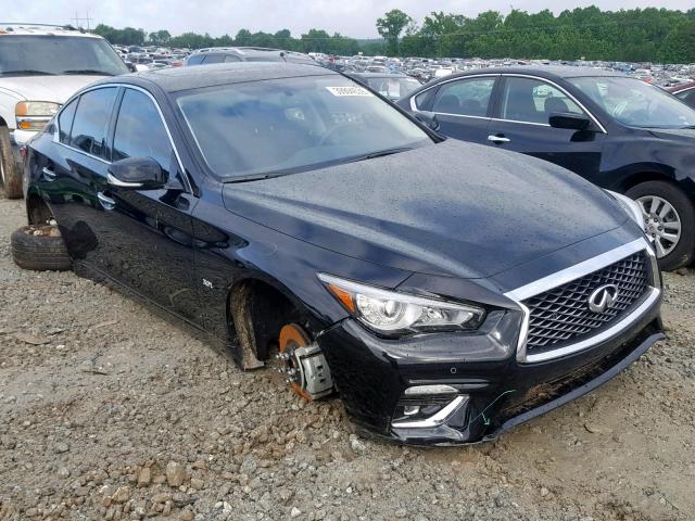 JN1EV7AP0KM514442 - 2019 INFINITI Q50 LUXE BLACK photo 1