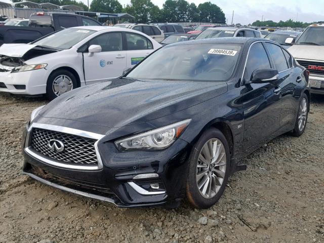 JN1EV7AP0KM514442 - 2019 INFINITI Q50 LUXE BLACK photo 2