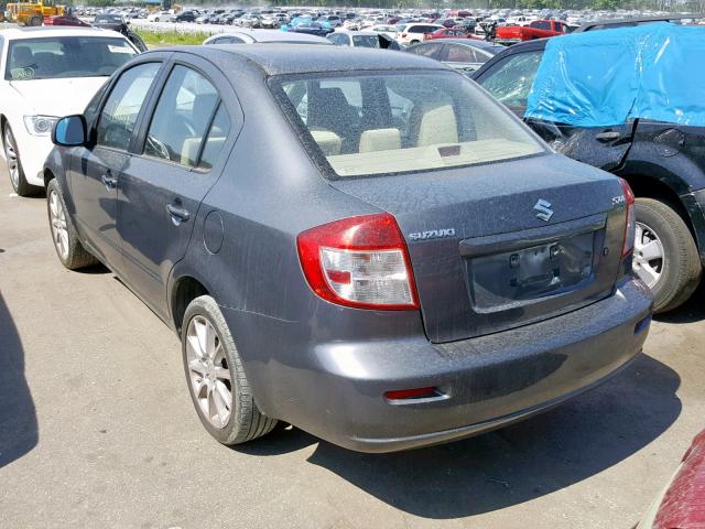 JS2YC5A29B6303047 - 2011 SUZUKI SX4 LE GRAY photo 3