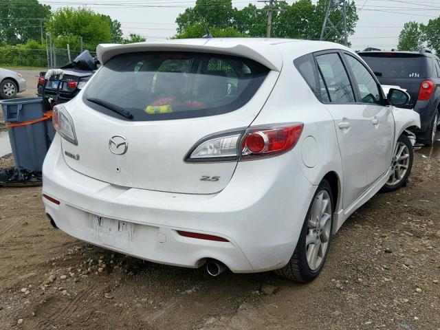 JM1BL1L58C1511502 - 2012 MAZDA 3 S WHITE photo 4