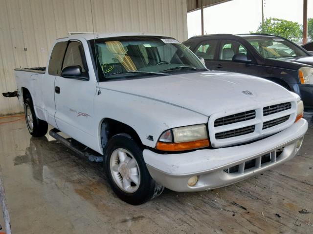 1B7GL23X7VS178395 - 1997 DODGE DAKOTA WHITE photo 1