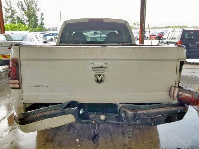 1B7GL23X7VS178395 - 1997 DODGE DAKOTA WHITE photo 9