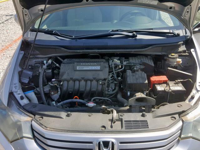 JHMZE2H76BS005876 - 2011 HONDA INSIGHT EX SILVER photo 7