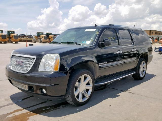 1GKFK66887J233315 - 2007 GMC YUKON XL D BLACK photo 2