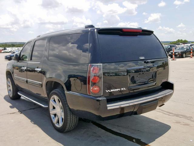 1GKFK66887J233315 - 2007 GMC YUKON XL D BLACK photo 3