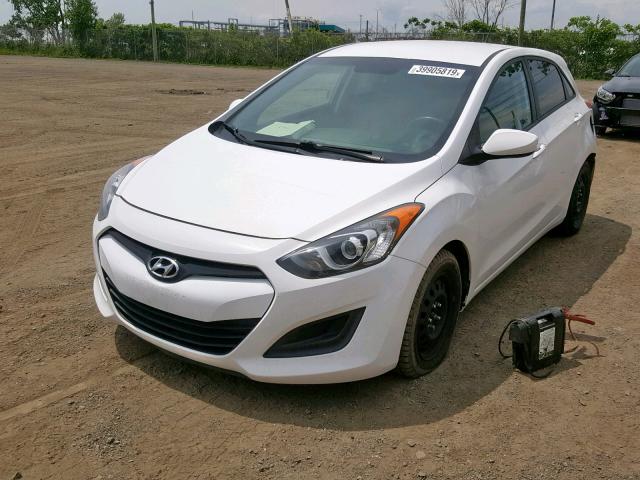 KMHD25LH1EU169837 - 2014 HYUNDAI ELANTRA GT WHITE photo 2