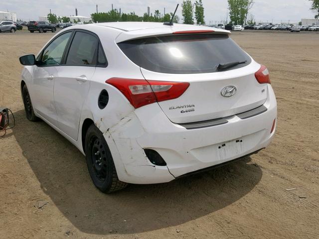 KMHD25LH1EU169837 - 2014 HYUNDAI ELANTRA GT WHITE photo 3