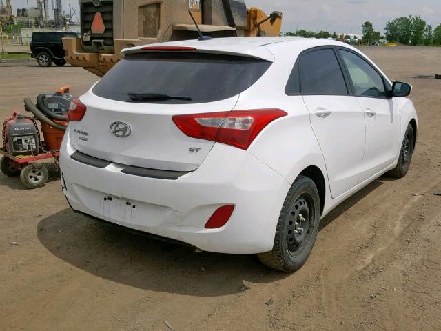 KMHD25LH1EU169837 - 2014 HYUNDAI ELANTRA GT WHITE photo 4