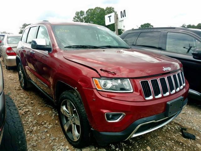 1C4RJFBG9FC125135 - 2015 JEEP GRAND CHER BURGUNDY photo 1