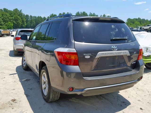 JTEES41A982098861 - 2008 TOYOTA HIGHLANDER GRAY photo 3