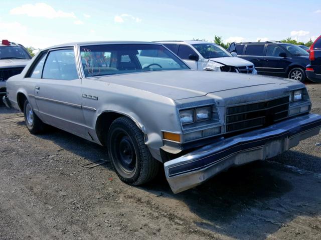 4N37A9X144830 - 1979 BUICK LE SABRE SILVER photo 1