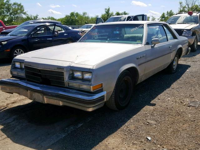 4N37A9X144830 - 1979 BUICK LE SABRE SILVER photo 2