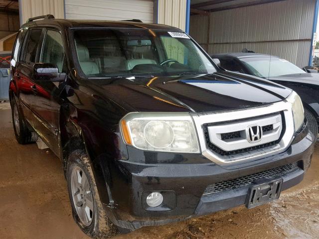 5FNYF4H73BB010469 - 2011 HONDA PILOT EXLN BLACK photo 1