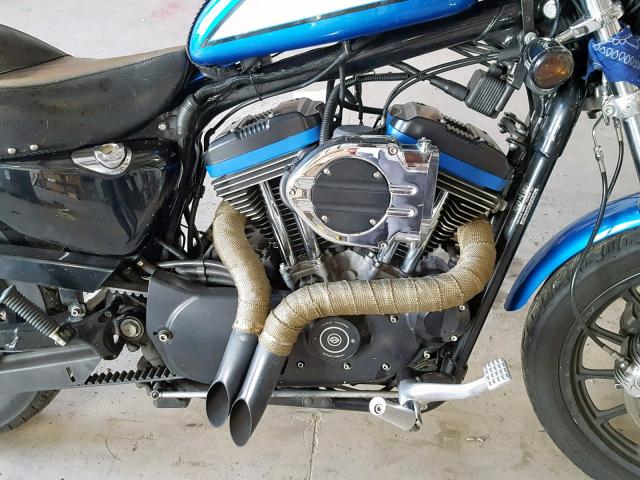 1HD1CLP154K428618 - 2004 HARLEY-DAVIDSON XL1200 R BLUE photo 7