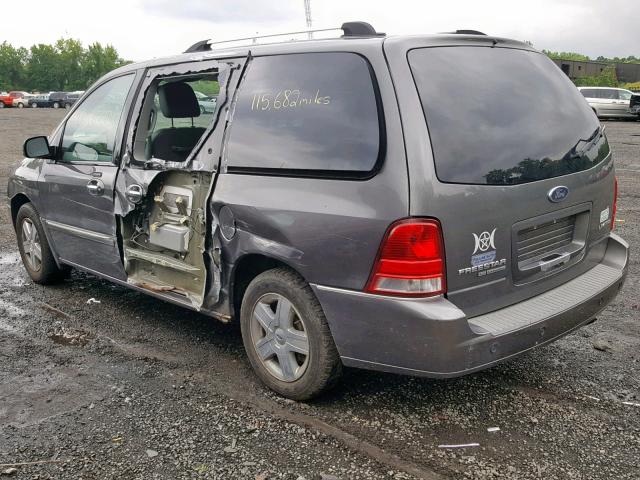 2FMDA58266BA03330 - 2006 FORD FREESTAR L GRAY photo 3