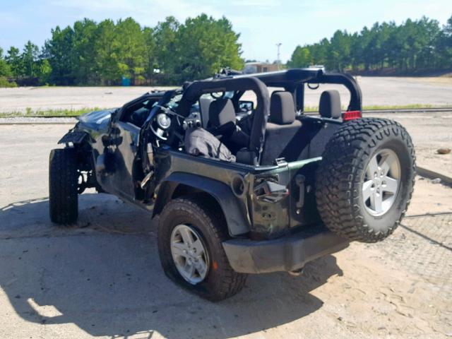 1J4AA2D13BL545086 - 2011 JEEP WRANGLER S GREEN photo 3