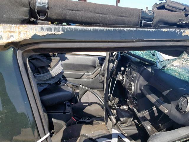 1J4AA2D13BL545086 - 2011 JEEP WRANGLER S GREEN photo 5