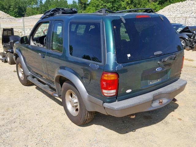 1FMZU24E5XUB98702 - 1999 FORD EXPLORER GREEN photo 3