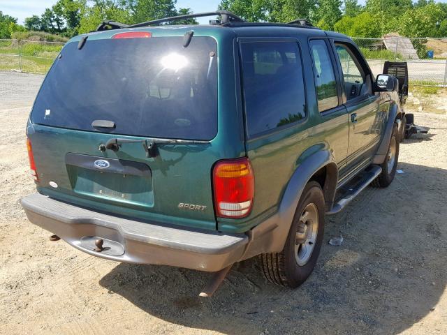 1FMZU24E5XUB98702 - 1999 FORD EXPLORER GREEN photo 4