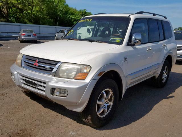 JA4MW51R31J037334 - 2001 MITSUBISHI MONTERO LI WHITE photo 2