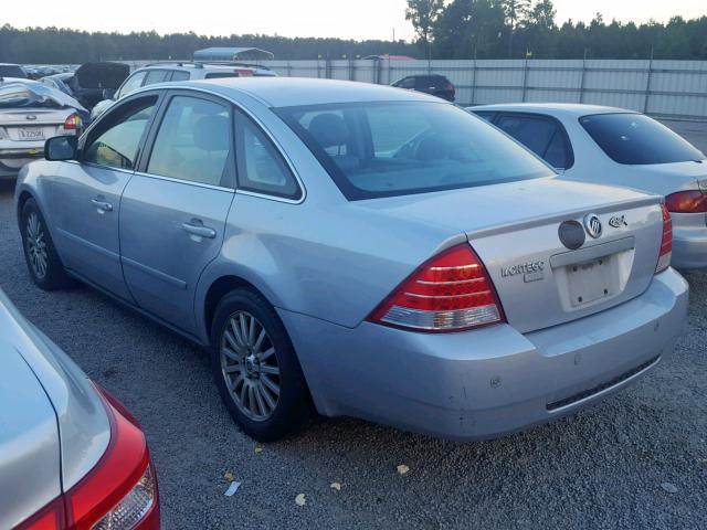 1MEFM42165G621686 - 2005 MERCURY MONTEGO PR 银色 照片 3
