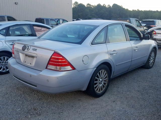1MEFM42165G621686 - 2005 MERCURY MONTEGO PR 银色 照片 4