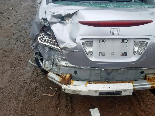 1HGCM56137A030551 - 2007 HONDA ACCORD VAL SILVER photo 9