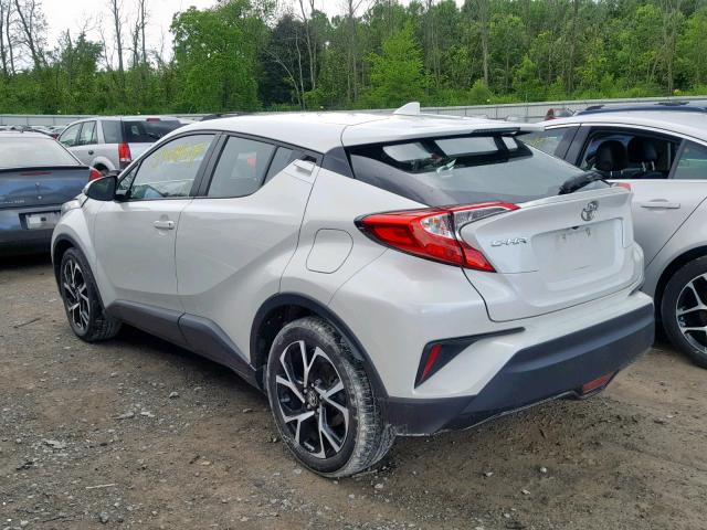 NMTKHMBX6JR006319 - 2018 TOYOTA C-HR XLE WHITE photo 3