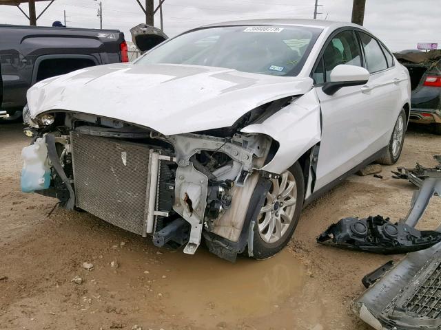 3FA6P0G74GR226969 - 2016 FORD FUSION S WHITE photo 2