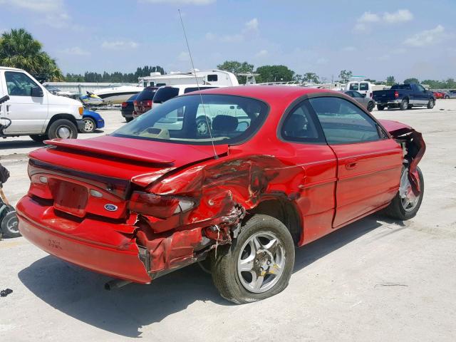 3FAKP1130XR179451 - 1999 FORD ESCORT ZX2 RED photo 4
