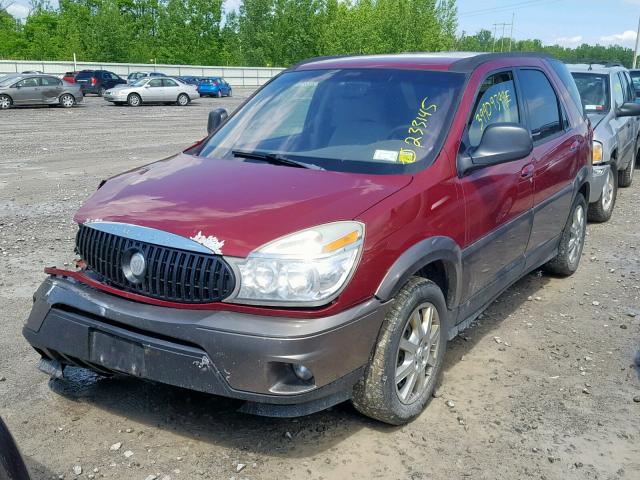 3G5DB03E35S557303 - 2005 BUICK RENDEZVOUS MAROON photo 2