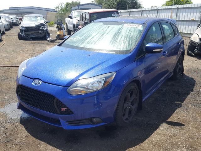 1FADP3L98DL126156 - 2013 FORD FOCUS ST BLUE photo 2