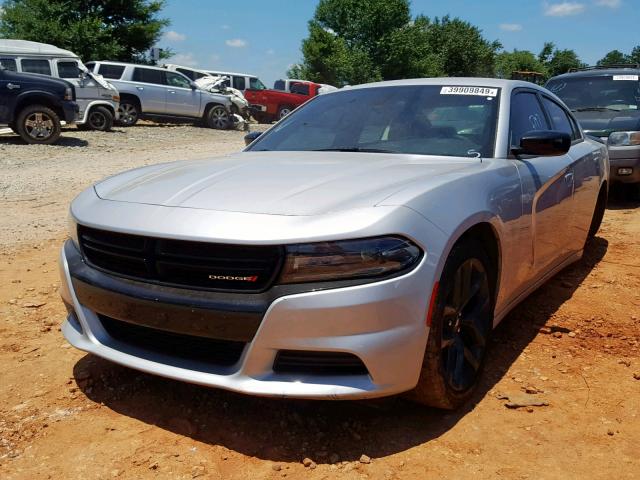 2C3CDXBG0KH554436 - 2019 DODGE CHARGER SX SILVER photo 2