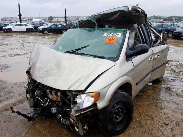 1D4GP25R86B656797 - 2006 DODGE CARAVAN SE GOLD photo 2