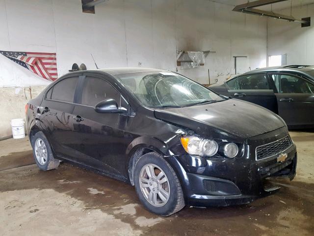1G1JB5SH4C4148348 - 2012 CHEVROLET SONIC LS BLACK photo 1