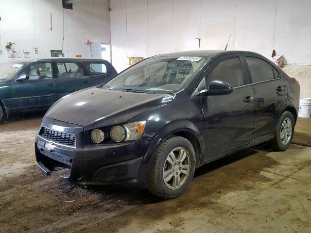 1G1JB5SH4C4148348 - 2012 CHEVROLET SONIC LS BLACK photo 2