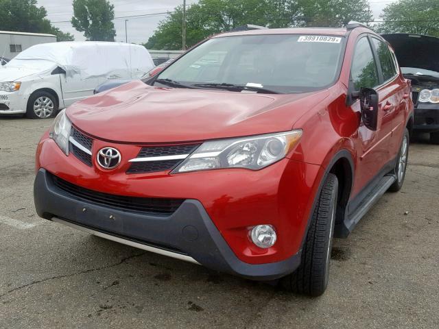 2T3DFREV6DW036091 - 2013 TOYOTA RAV4 LIMIT RED photo 2