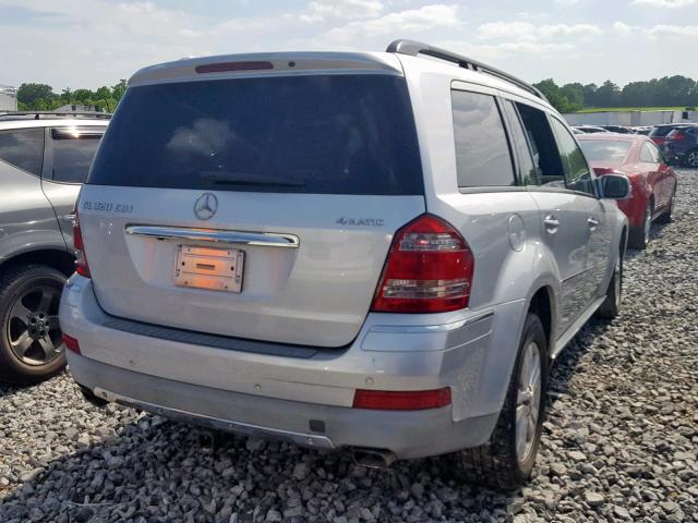 4JGBF22E38A437715 - 2008 MERCEDES-BENZ GL 320 CDI SILVER photo 4