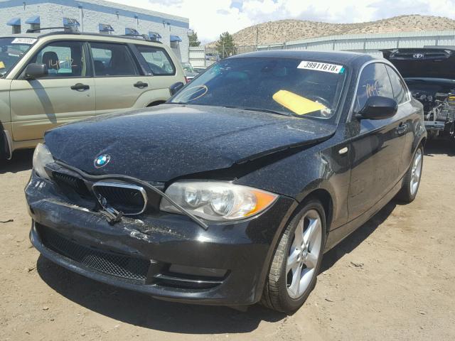 WBAUP9C57BVL90803 - 2011 BMW 128 I BLACK photo 2