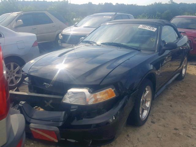 1FAFP46V91F214764 - 2001 FORD MUSTANG CO BLACK photo 2