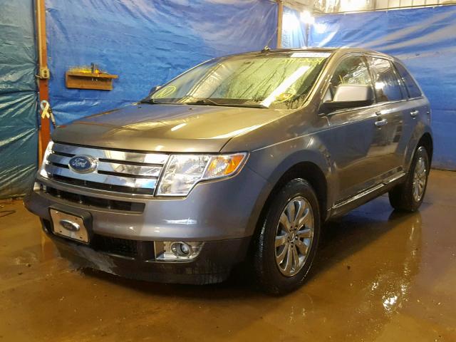 2FMDK48C69BA91784 - 2009 FORD EDGE SEL GRAY photo 2