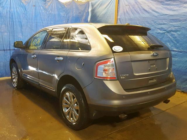 2FMDK48C69BA91784 - 2009 FORD EDGE SEL GRAY photo 3