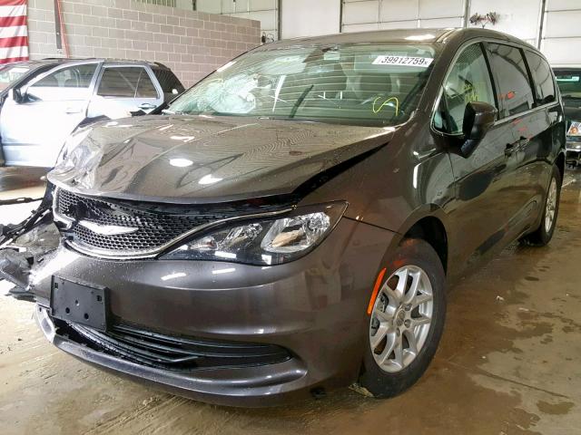 2C4RC1CGXJR130727 - 2018 CHRYSLER PACIFICA L BLACK photo 2