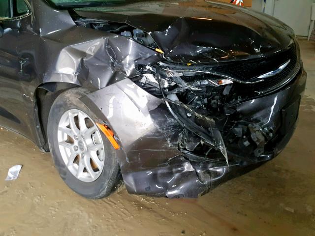 2C4RC1CGXJR130727 - 2018 CHRYSLER PACIFICA L BLACK photo 9