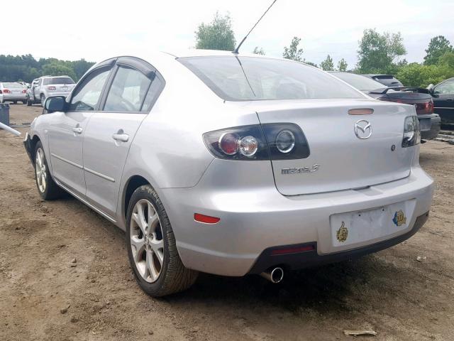 JM1BK32F981130838 - 2008 MAZDA 3 I SILVER photo 3