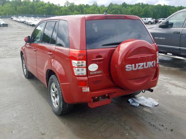 JS3TD0D22B4101986 - 2011 SUZUKI GRAND VITA RED photo 3