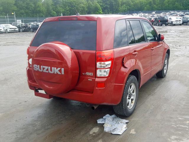 JS3TD0D22B4101986 - 2011 SUZUKI GRAND VITA RED photo 4